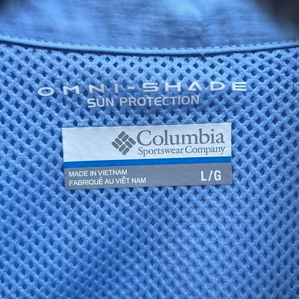 Columbia Womens Omni–shade / sun protection / Size Lg. - Picture 11 of 14